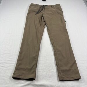686 Eveywhere Merino Pants Mens 30x30 Brown Slim Fit Lined Outdoor Tech Stretch